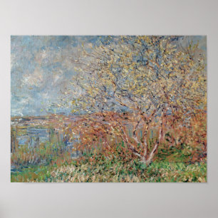 Claude Monet - Lente Poster