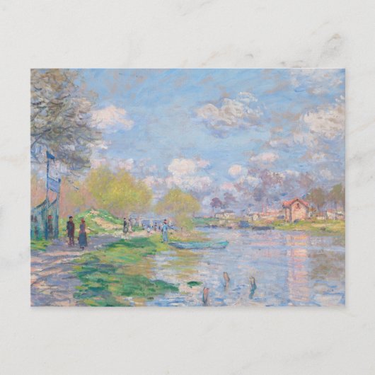 Claude Monet - Lente van de Seine Briefkaart (Voorkant)