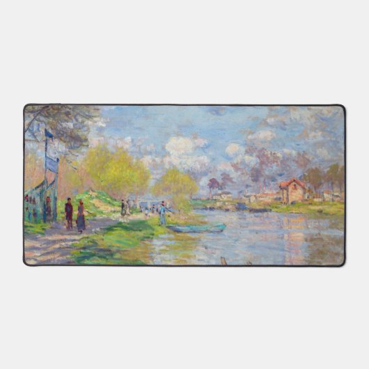 Claude Monet - Lente van de Seine Bureaumat (Voorkant)