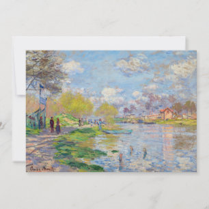 Claude Monet - Lente van de Seine Kaart