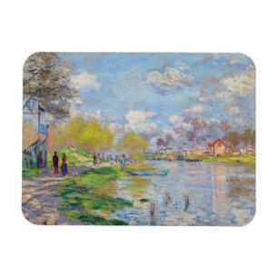 Claude Monet - Lente van de Seine Magneet
