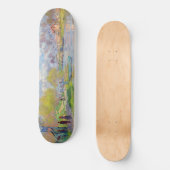Claude Monet - Lente van de Seine Skateboard (Voorkant)