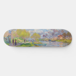 Claude Monet - Lente van de Seine Skateboard