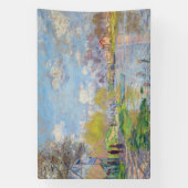Claude Monet - Lente van de Seine Spandoek (Verticaal)