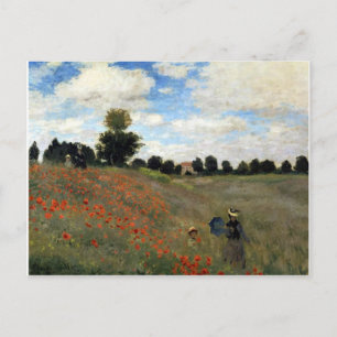 Claude Monet - Les Coquelicots Briefkaart