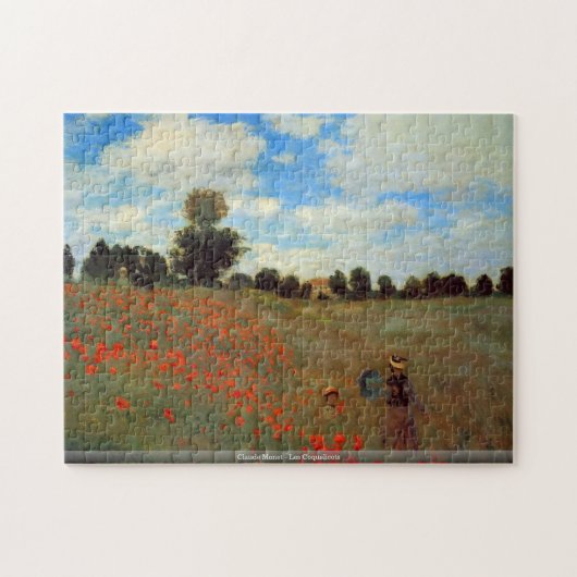 Claude Monet - Les Coquelicots puzzle Legpuzzel (Horizontaal)