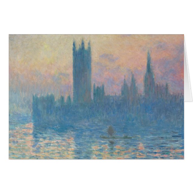 Claude Monet Les maisons du Parlement Coucher de s (Devant horizontal)