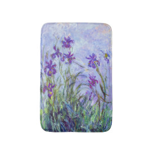 Claude Monet - Lila Irises / Iris Mauves Badmat