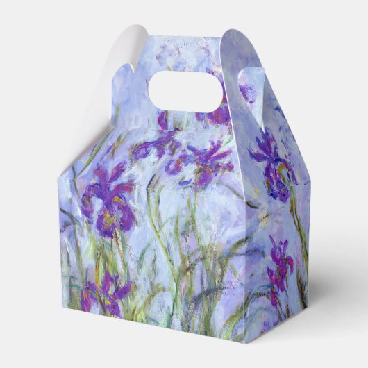 Claude Monet - Lila Irises / Iris Mauves Bedankdoosjes (Voorkant Zijde)