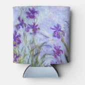 Claude Monet - Lila Irises / Iris Mauves Blikjeskoeler (Voorkant)