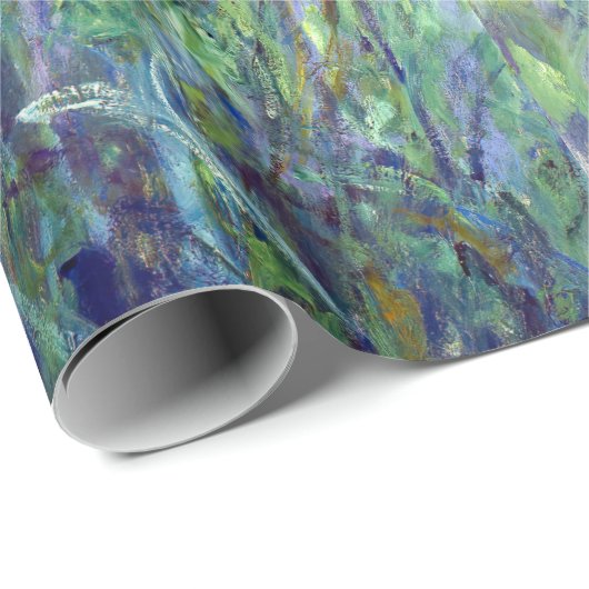 Claude Monet - Lila Irises / Iris Mauves Cadeaupapier (Rol Hoek)