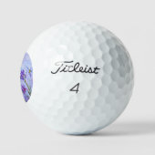 Claude Monet - Lila Irises / Iris Mauves Golfballen (Logo)
