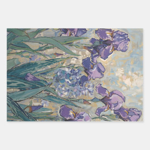 Claude Monet - Lila Irises / Iris Mauves Inpakpapier Vel
