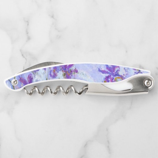 Claude Monet - Lila Irises / Iris Mauves Kurkentrekker (Achterkant)