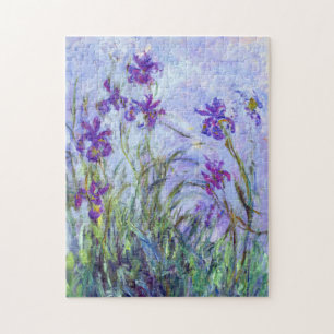 Claude Monet - Lila Irises / Iris Mauves Legpuzzel