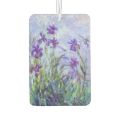 Claude Monet - Lila Irises / Iris Mauves Luchtverfrisser (Achterkant)