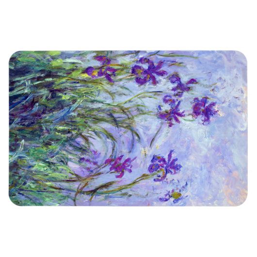 Claude Monet - Lila Irises / Iris Mauves Magneet (Horizontaal)