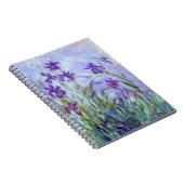 Claude Monet - Lila Irises / Iris Mauves Notitieboek (Rechterzijde)