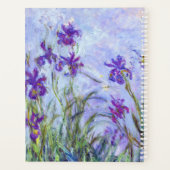 Claude Monet - Lila Irises / Iris Mauves Planner (Achterkant)