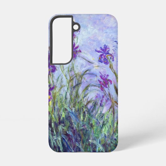 Claude Monet - Lila Irises / Iris Mauves Samsung Galaxy Hoesje (Achterkant)