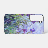 Claude Monet - Lila Irises / Iris Mauves Samsung Galaxy Hoesje (Achterkant horizontaal)