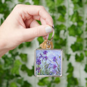 Claude Monet - Lila Irises / Iris Mauves Sleutelhanger (Hand)