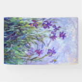 Claude Monet - Lila Irises / Iris Mauves Spandoek (Horizontaal)