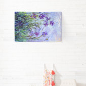 Claude Monet - Lila Irises / Iris Mauves Spandoek (Insitu)
