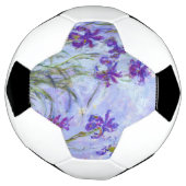 Claude Monet - Lila Irises / Iris Mauves Voetbal (Gedraaid)