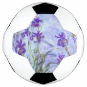 Claude Monet - Lila Irises / Iris Mauves Voetbal (Voorkant)