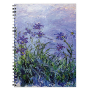 Claude Monet Lila Irises Notitieboek