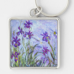 Claude Monet - Lila Irissen / Iris Mauves Sleutelhanger
