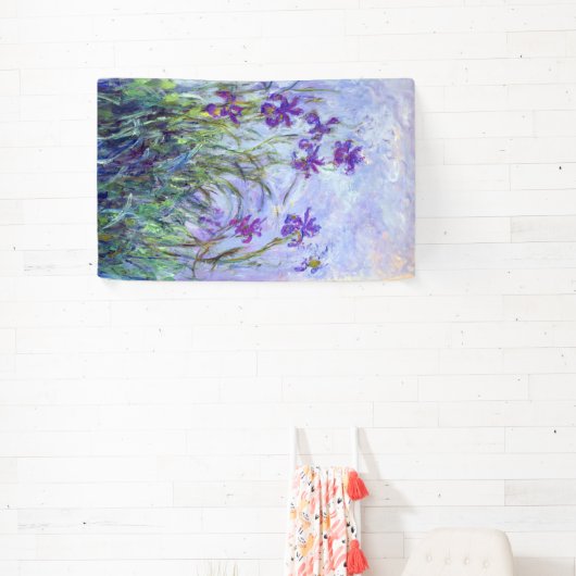 Claude Monet - Lila Irissen / Iris Mauves Spandoek (Insitu)