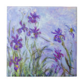 Claude Monet - Lila irissen / Iris Mauves Tegeltje (Voorkant)