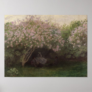 Claude Monet Lilacs, Grey Weather, 1872 Poster
