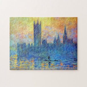 Claude Monet - London Parliament in Winter puzzle Legpuzzel