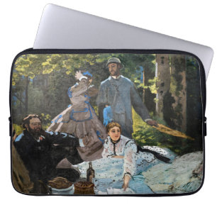 Claude Monet - Luncheon op het gras, rechterpaneel Laptop Sleeve