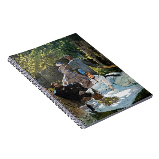 Claude Monet - Luncheon op het gras, rechterpaneel Notitieboek (Rechterzijde)