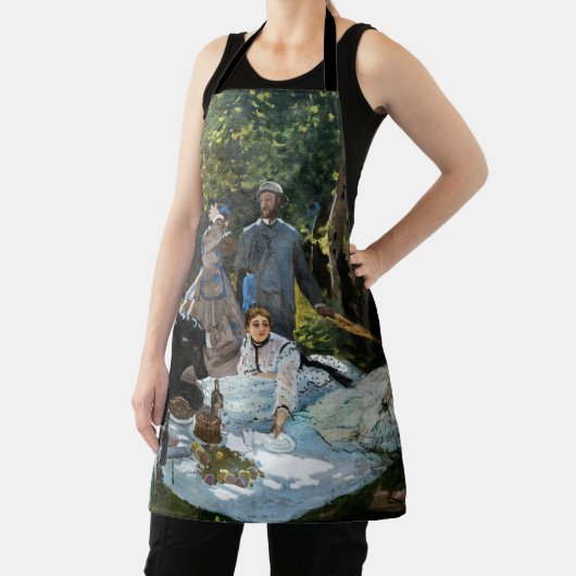 Claude Monet - Luncheon op het gras, rechterpaneel Schort (Insitu)