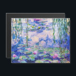 Claude Monet - Lys à eau 1919 Carte magnétique<br><div class="desc">Nymphéas (W.1852) - Claude Monet, Huile sur toile, 1916-1919</div>