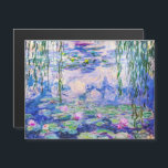 Claude Monet - Lys à eau 1919 Carte magnétique<br><div class="desc">Nymphéas (W.1852) - Claude Monet,  Huile sur toile,  1916-1919</div>