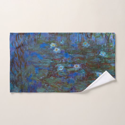 Claude Monet - Lys d'Eau Bleue (Serviette à main)