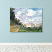 Claude Monet | Marina te Argenteuil, 1872 Canvas Afdruk (Insitu (Houten vloer))