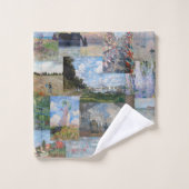 Claude Monet - Masterstuks Patchwork Bad Handdoek (Wasdoekje)
