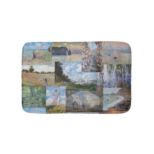 Claude Monet - Masterstuks Patchwork Badmat (Voorkant)