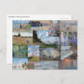 Claude Monet - Masterstuks Patchwork Briefkaart (Voorkant / Achterkant)