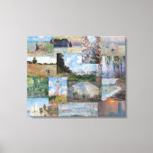 Claude Monet - Masterstuks Patchwork Canvas Afdruk (Voorkant)