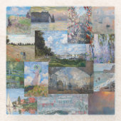 Claude Monet - Masterstuks Patchwork Glazen Onderzetter (Voorkant)