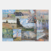 Claude Monet - Masterstuks Patchwork Inpakpapier Vel (Voorkant)