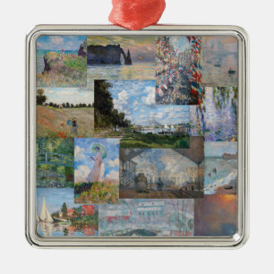 Claude Monet - Masterstuks Patchwork Metalen Ornament
